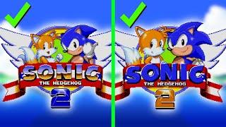 This NEW Title Screen LOOKS CUTE!  American Title Screen  Sonic 2 Absolute mods Gameplay