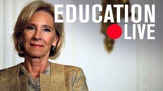 Betsy DeVos on Her Tenure as Secretary of Education | LIVE STREAM