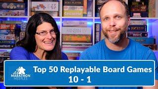 Top 50 Replayable Board Games of All-Time | 10 - 1