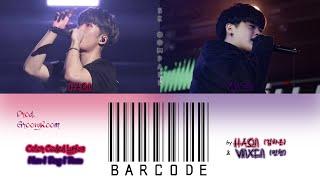 김하온 (HAON), 빈첸 (VINXEN) - 바코드 (BARCODE) (Prod. GroovyRoom) [Color Coded Lyrics Eng | Han | Rom]