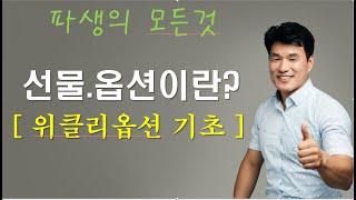 선물.옵션.위클리 옵션의 원리 : 기초부터 매매까지