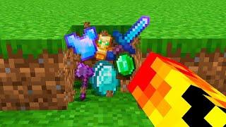 Minecraft pero DESTRUIR suelta ITEMS ALEATORIOS