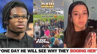 1 MINUTE AGO: At 21, Travis Hunter Looks Visibly Upset After His Fiancee Was Booed At NFL Draft