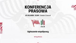 [Transmisja] Konferencja prasowa - ogłoszenie współpracy z AGH  (6.03.2025)