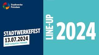 STADTWERKEFEST POTSDAM | 13. JULI | LINE-UP 2024