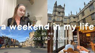 oxford vlog #10 (college bedroom room tour/thesis writing/bodleian library visit) • phdwithkatie