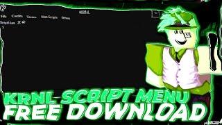 [FREE] KRNL Cheat Menu  | Roblox KRNL Executor | KRNL Script Byfron Bypass | Download 2024