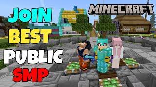 New Best Public Smp Server For Minecraft |Java + PE | 24/7 Online | Free To Join