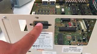 Commodore Amiga 2000 review and upgrade with Indivision ECS Scandoubler Flicker Fixer Gotek drive