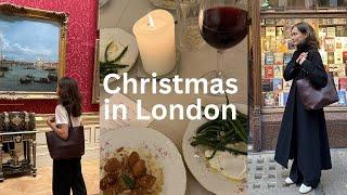 Christmas in London | supper club, girls day in Marylebone, London xmas lights