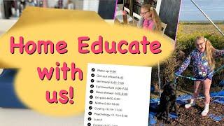We are back!!! a day in the life of home educating 3 children - teens and primary (uk)
