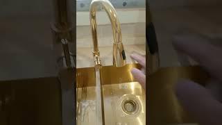 Gold plated sink lavatory#elegant#modern