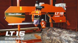 LT15CLASSIC WIDE SAWMILL | See it in Action | Wood-Mizer Europe