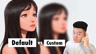 Painting with Default Brushes VS. Custom Brushes