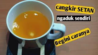 Membuat cangkir canggih bisa mengaduk sendiri | ide kreatif | Oprek Gambleh