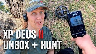 XP DEUS II Metal Detector Unboxing + First Hunt!
