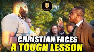 Christian Is Silenced With Facts By Muslim | Mohammed Hijab | Speakers Corner