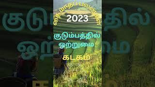 தை மாதப் பலன் 2023 | Thai Matha Palan 2023 | Kadagam  Rasi | Insight Astrology #தை#Kadagam #கடகம்