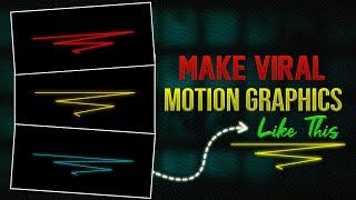 How to Make Viral Motion Graphics Easily | Create Smooth & Stylish Motion Lines | Tech YT Karan