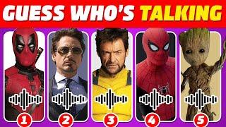  Guess The Voice...! Marvel Edition  Deadpool & Wolverine quiz | Guess who's talking mcu edition