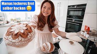 Brot backen für meine Familie  Homemade Sauerteigbrot Rezept! Sourdough selber machen! Mamiseelen