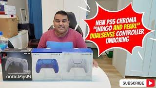 NEW PS5 CHROMA "INDIGO and PEARL" Dualsense Controller Unboxing