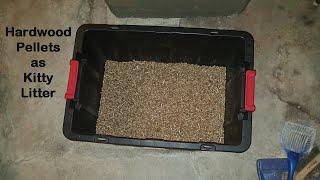 Cat Litter using Wood Pellets