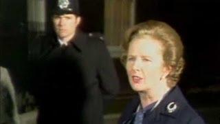 Archive: Thatcher 'rejoices' at Falkland victory