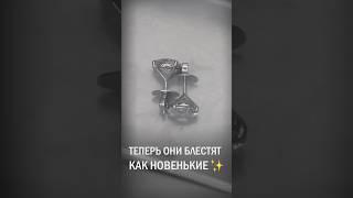 Как почистить серьги с бриллиантами за 5 минут!  #бриллианты #алмазы #золото