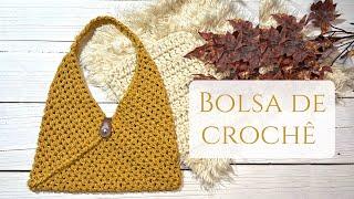 Bolsa de crochê em barbante fácil passo a passo/ Bolsa de Ganchillo/ Crochet Bag/ Crochet tutorial