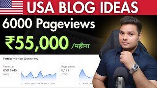 USA Blog Niche Ideas 