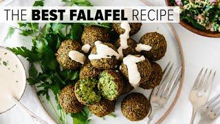 THE BEST FALAFEL RECIPE | crispy fried and baked falafel (vegan)