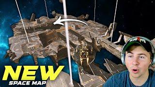 A NEW Giant Space Map Is Here... Floating Spaceship Map Gameplay | War Robots