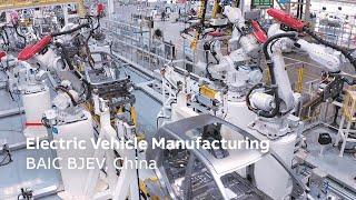 ABB Robots work at BAIC, China