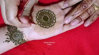 New Letest Mehndi Design/Unique Mehndi Design Simple Back Hand/ Front Hand Mehndi Design