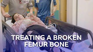 A Broken Femur | The Children's Hospital | BBC Scotland