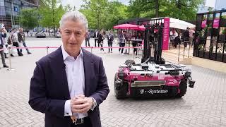 Adel Al-Saleh @ Hannover Messe 2022 | Telekom Collaboration Hub | T-Systems