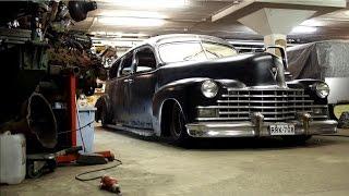 Chopping the roof of a '46 Cadillac hearse