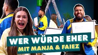 Manja & Faiez spielen WER würde EHER? | WISSTIHRNOCH?