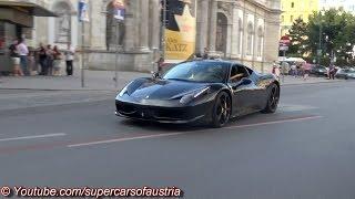 Ferrari 458 Italia Hard Accelerations in City