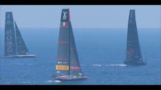 AMERICA'S CUP TEAMS RACING IN BARCELONA | 6-12 KNOTS | PART 1