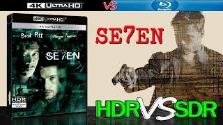 SE7EN 1995 HDR ANALYSIS 4K Blu Ray vs 1080p BD SDR 100nits #TRUE_DIFFERENCE #WATCH_IN_HDR