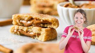 Snickerdoodles with a Cookie Butter Surprise Inside