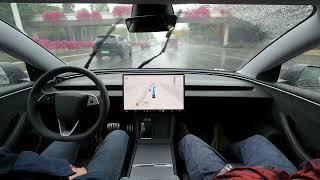 Tesla FSD in China: Real-World Test in Rush Hour & Rain!