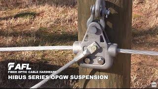 AFL Hibus Series OPGW Suspension Installation