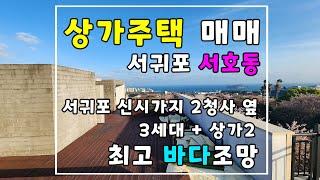  서귀포 신시가지 다가구주택 상가 매매 / 영구 바다조망 / 이마트 차량 3분 