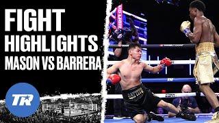 Phenom Abdullah Mason Drops Barrera 2 times before finishing him in devasting fashion | HIGHLIGHTS