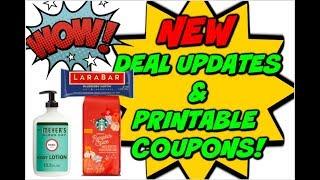 NEW DEAL UPDATES AND PRINTABLE COUPONS!