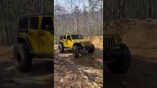 You don’t NEED a hemi…. But it helps  #jeep #wrangler #v8 #hemi #rockcrawler #offroad