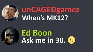 Ed Boon ACTUALLY Responded To The MK Community Questions!!